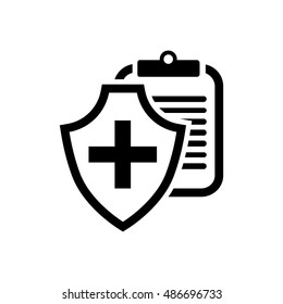 Health insurance icon illustration isolated vector sign symbol