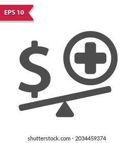 Health Insurance Icon. Professional, pixel perfect icon, EPS 10 format.