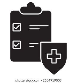 Health Insurance icon, Protect Your Future Choose the Right Health Insurance Plan, Comprehensive Coverage, Peace of Mind Your Health, Insured, vector