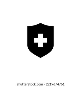 Health insurance icon vector illustration. Insurance document sign and symbol