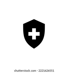 Health insurance icon vector illustration. Insurance document sign and symbol