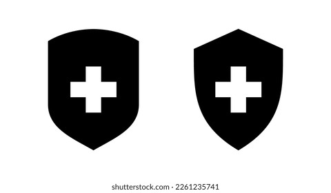 Health insurance icon vector illustration. Insurance document sign and symbol