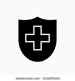 Health Insurance Icon - Vector, Sign and Symbol for Design, Presentation, Website or Apps Elements. 