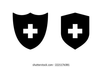 Health insurance icon vector for web and mobile app. Insurance document sign and symbol