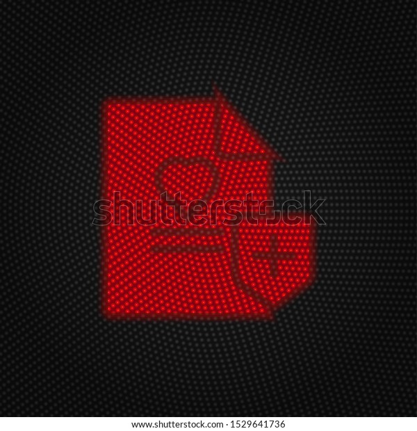 Health, insurance, medical, policy icon,\
traffic light sign, retro style vector icon. Traffic sign vector\
icon. Insurance concept vector\
illustration.