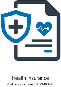 Health Insurance Plan Icon Consider
