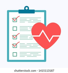 Health insurance, protection health, business concept vector illustration