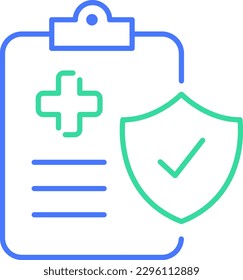 Health insurance Set is designed with suitable visuals for all medical and healthcare