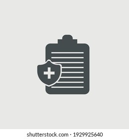 Health Insurance Vector Icon Illustration Sign