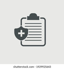 Health Insurance Vector Icon Illustration Sign