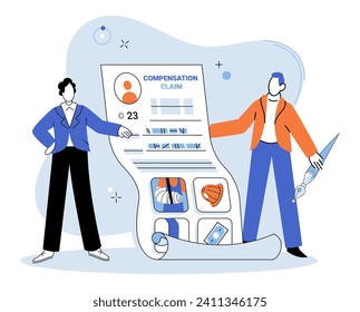 Health insurance vector illustration. Insurance companies are financial architects, designing plans to fortify fortress health Security is crown, and healthcare is kingdom protected by walls insurance