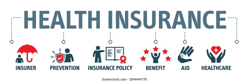 Health Insurance Vector Illustration Concept Banner Stock Vector ...