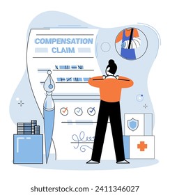 Health insurance vector illustration. Health insurance is safety blanket warming you in chill medical uncertainty Insurance companies are financial architects, designing plans to fortify fortress