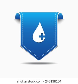 Health Kit Blue Vector Icon Design