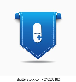 Health Kit Blue Vector Icon Design