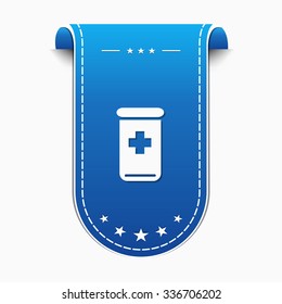 Health Kit Blue Vector Icon Design