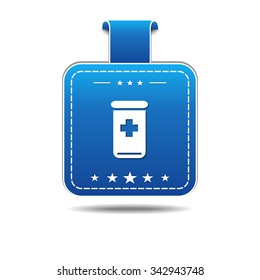 Health Kit Blue Vector Icon Design