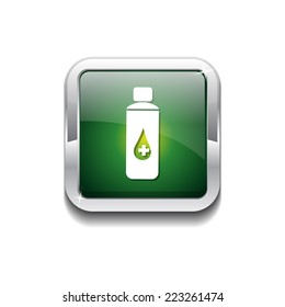 Health Kit Green Vector Icon Button