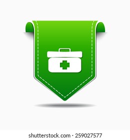 Health Kit Green Vector Icon Design