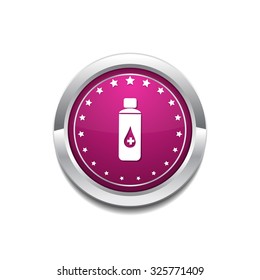 Health Kit Pink Vector Button Icon