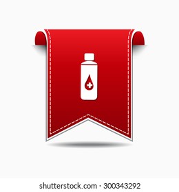 Health Kit Red Vector Icon Design