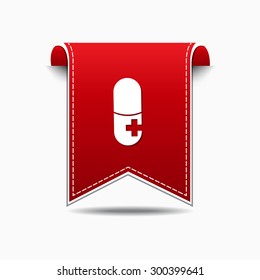Health Kit Red Vector Icon Design