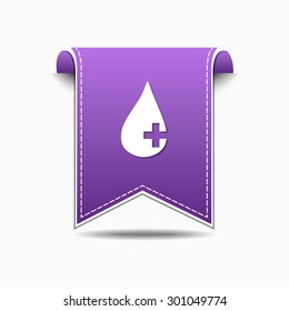Health Kit Violet Vector Icon Design