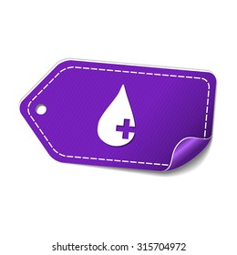 Health Kit Violet Vector Icon Design