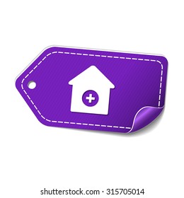 Health Kit Violet Vector Icon Design