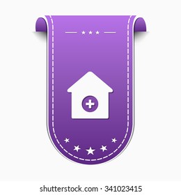 Health Kit Violet Vector Icon Design