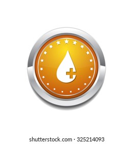 Health Kit Yellow Vector Icon Button