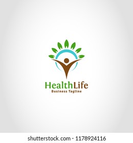 Health life is health care logo