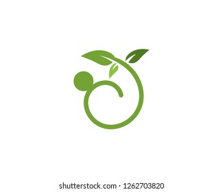 Health life logo design vector