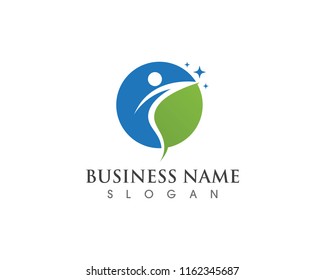 Health life logo and symbol template icons vector