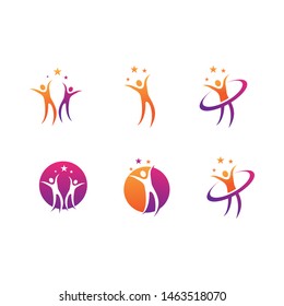 Health life logo and symbol vector