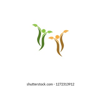 Health life logo vector illustration