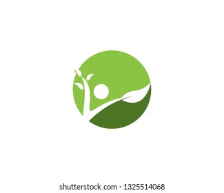 Health life logo vector illustration