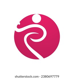 Health life people logo vector