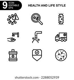 health and life style icon or logo isolated sign symbol vector illustration - high quality black style vector icons