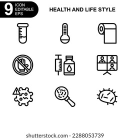 health and life style icon or logo isolated sign symbol vector illustration - high quality black style vector icons