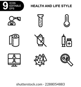 health and life style icon or logo isolated sign symbol vector illustration - high quality black style vector icons