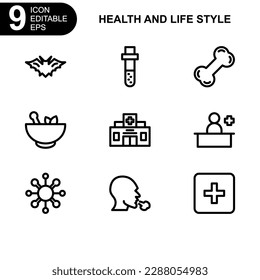 health and life style icon or logo isolated sign symbol vector illustration - high quality black style vector icons