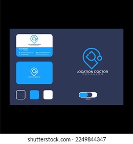 health location logo design template