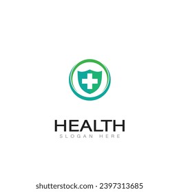 health logo care medical clinic brand heart