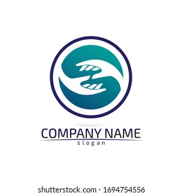  health logo care, medical, medicine, meditation and hospital design icon vector