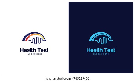 Health Logo Design Concept, Different types of health logos, Simple Logo Design Vector