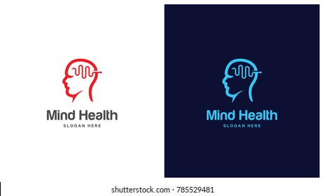 Health Logo Design Concept, Different types of health logos, Simple Logo Design Vector