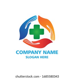 Health logo design concept, vector illustration
