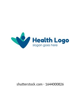 Health Logo Design, Health Medical Logo Template Vector