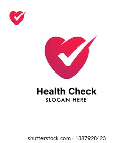 health logo design template. health heart logo illustration template. medical icon designs